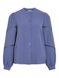VILA GIROCOLLO CAMICIA A MANICHE LUNGHE, Bijou Blue, highres - 14100708_BijouBlue_001.jpg