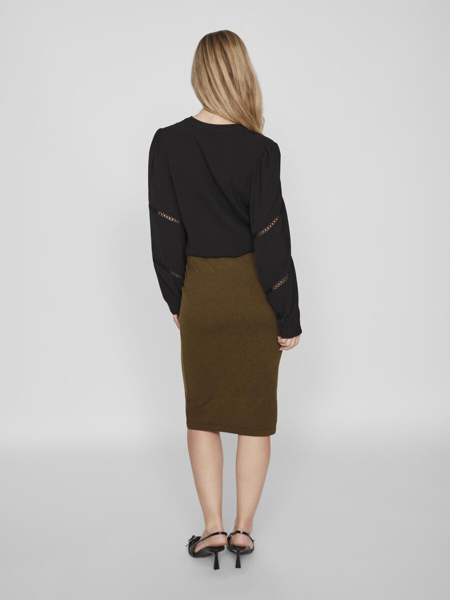 VILA HIGH WAIST PENCIL SKIRT, Dark Olive, highres - 14103928_DarkOlive_004.jpg