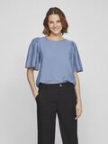 VILA PUFFSKULDRE KORTERMET TOPP, Coronet Blue, highres - 14098906_CoronetBlue_003.jpg