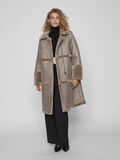 Vila FAUX SHEARLING COAT, Simply Taupe, highres - 14088328_SimplyTaupe_005.jpg