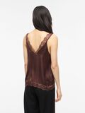 Product image thumbnail - VISOFIE V-NECK SLEEVELESS TOP, Coffee Bean | 2