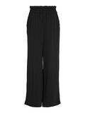 VILA HIGH WAIST PAPERBAG TROUSERS, Black, highres - 14101494_Black_002.jpg