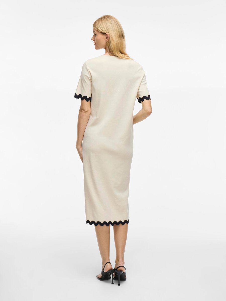 VILA VICALISA MANICHE CORTE VESTITO MIDI, Birch, highres - 14106764_Birch_1209261_004.jpg