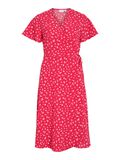 Product image thumbnail - VILOVIE SHORT SLEEVED WRAP DRESS, Hibiscus | 6