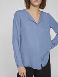 Vila HIGH LOW SPLIT NECK SHIRT, Coronet Blue, highres - 14044253_CoronetBlue_007.jpg