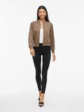 VILA VIBUBBLE PETITE -  BOMBER JACKET, Fossil, highres - 14113945_Fossil_005.jpg