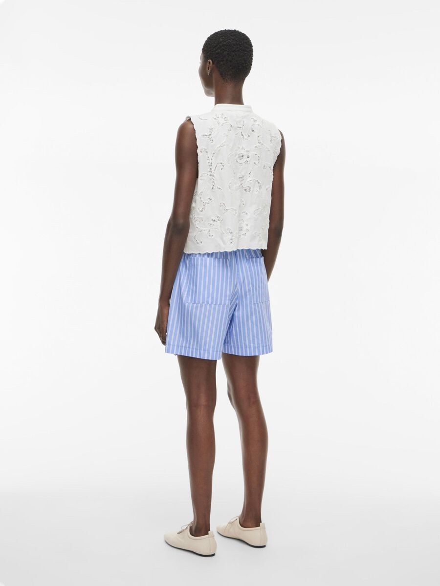 VILA HIGH WAIST SHORTS, Little Boy Blue, highres - 14106030_LittleBoyBlue_1176928_004.jpg