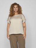 Vila CURVE - SHORT SLEEVED TOP, Cement, highres - 14077192_Cement_003.jpg