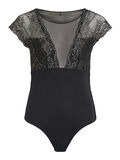 Vila LACE AND GLITTER DETAILED BODYSUIT, Black, highres - 14050071_Black_001.jpg