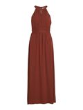 Vila PLEATED HALTER NECK MAXI DRESS, Burnt Henna, highres - 14052647_BurntHenna_001.jpg