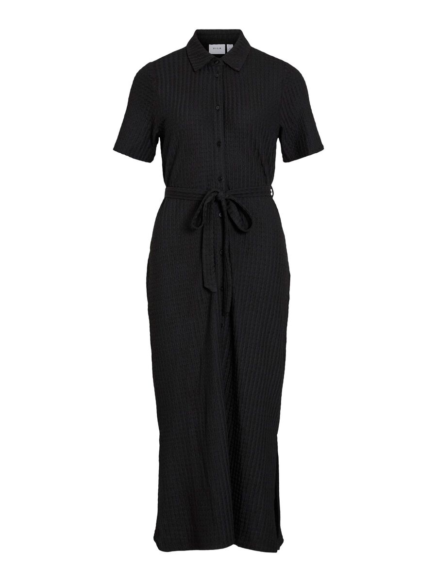 VILA VIGRY MIDI BLUSENKLEID, Black, highres - 14111228_Black_001.jpg