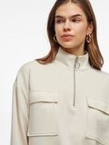 VILA HIGH NECK LONG SLEEVED TOP, Birch, highres - 14103951_Birch_006.jpg