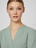 Vila V-NECK 3/4 SLEEVED BLOUSE, Green Milieu, highres - 14083585_GreenMilieu_006.jpg