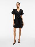 VILA SHORT SLEEVED SHORT DRESS, Black Beauty, highres - 14106560_BlackBeauty_005.jpg