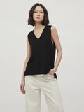 Vila V-HALS STRIKKET VEST, Black, highres - 14067804_Black_003.jpg