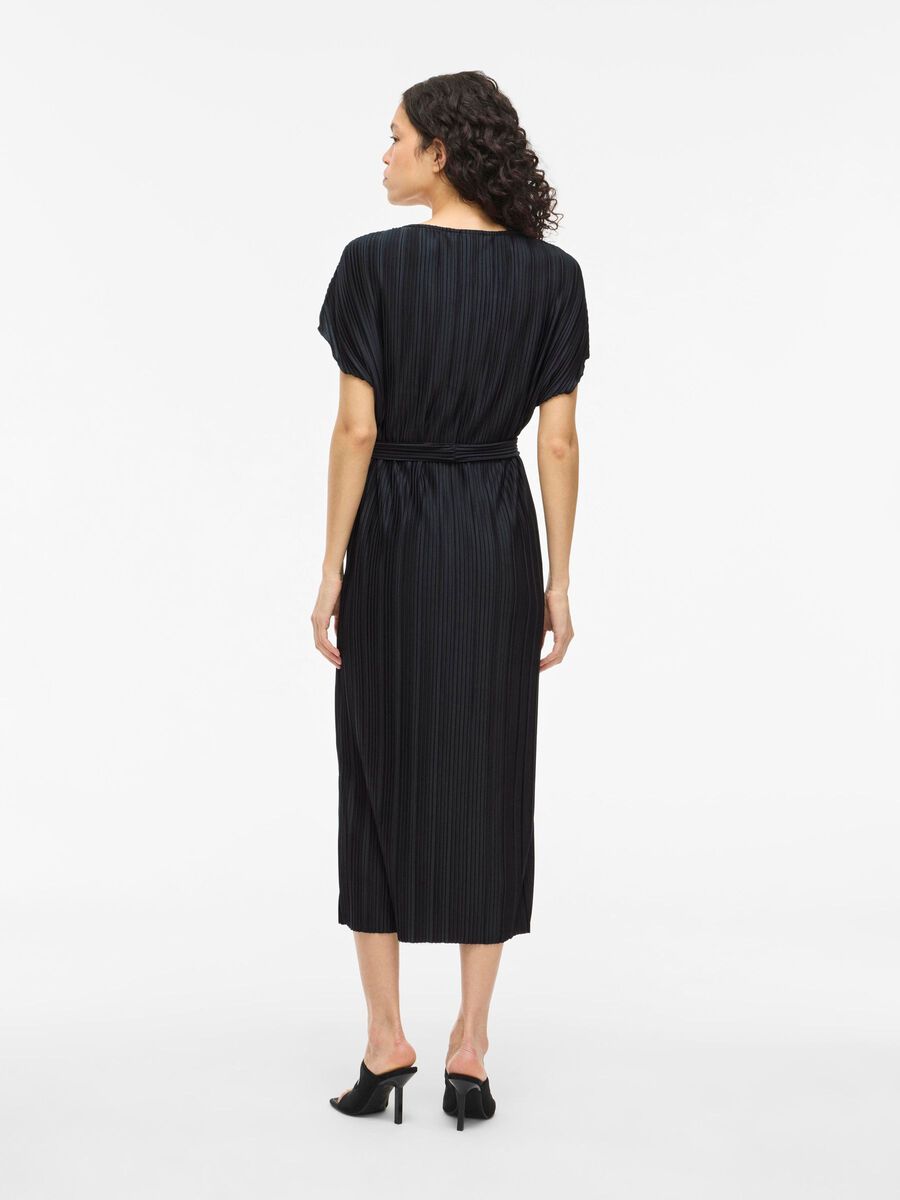 VILA VITAHLIA KURZÄRMELIGES MIDIKLEID, Black Beauty, highres - 14108027_BlackBeauty_004.jpg