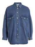 Vila OVERSIZE DENIM SHIRT, Medium Blue Denim, highres - 14097715_MediumBlueDenim_001.jpg