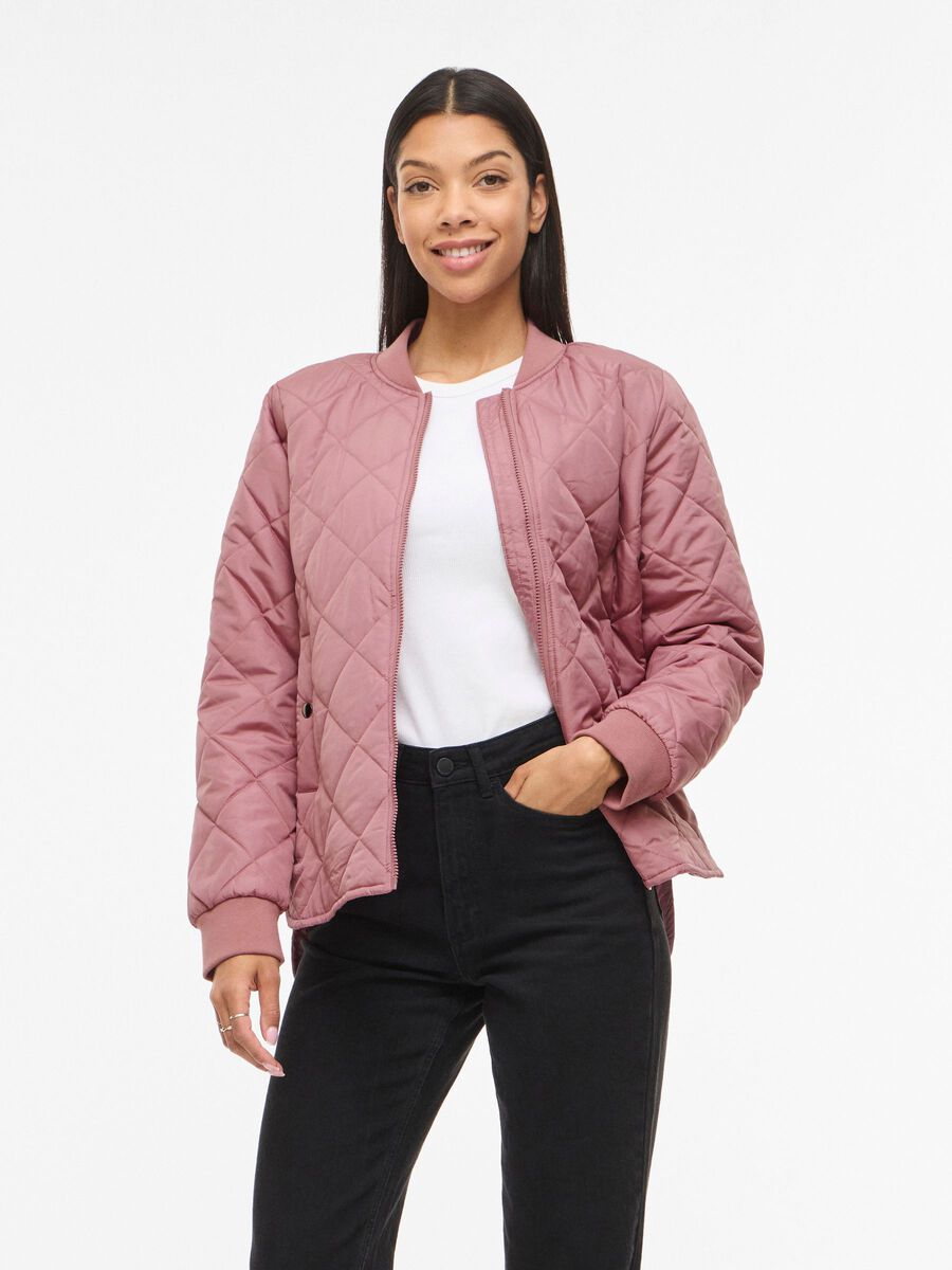 Product carousel image - VITATE QUILTED BOMBER JACKET, Nostalgia Rose | 1