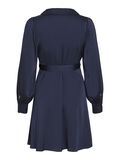 Vila LANGÄRMELIGES WICKELKLEID, Navy Blazer, highres - 14084510_NavyBlazer_002.jpg