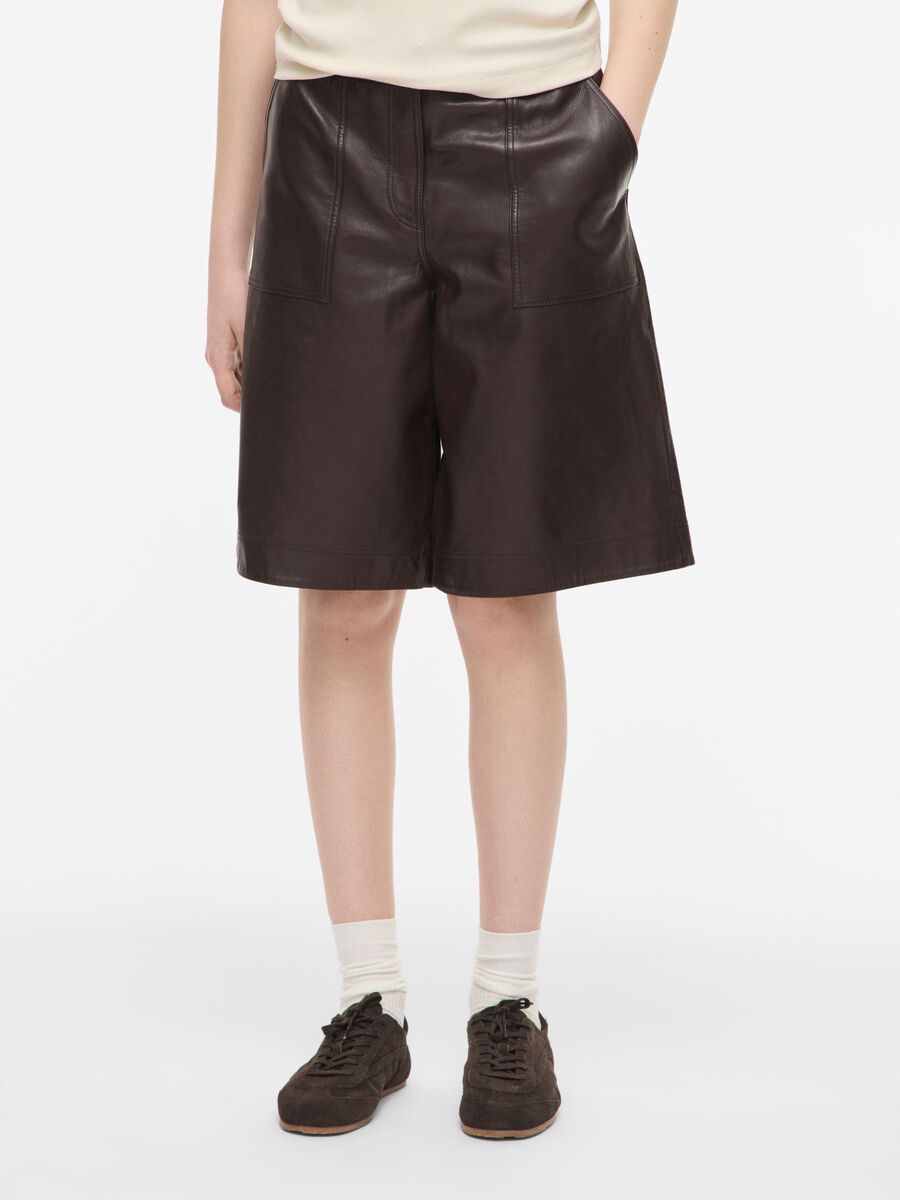 Carousel image - LEDER CULOTTES, Seal Brown | 1