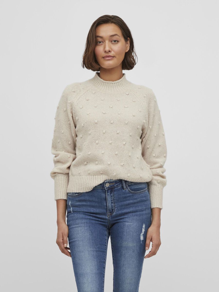 Carousel image - DETAILREICHER STRICKPULLOVER, Birch | 1