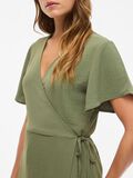 VILA VILOVIE SHORT SLEEVED WRAP TOP, Four Leaf Clover, highres - 14111195_FourLeafClover_006.jpg