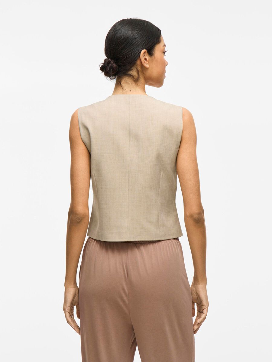 VILA FIGURSYET VEST, Super Light Natural Melan, highres - 14108753_SuperLightNaturalMelan_004.jpg