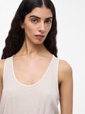 VILA CUELLO REDONDO CAMISETA DE TIRANTES, Super Light Natural Melan, highres - 14108420_SuperLightNaturalMelan_007.jpg