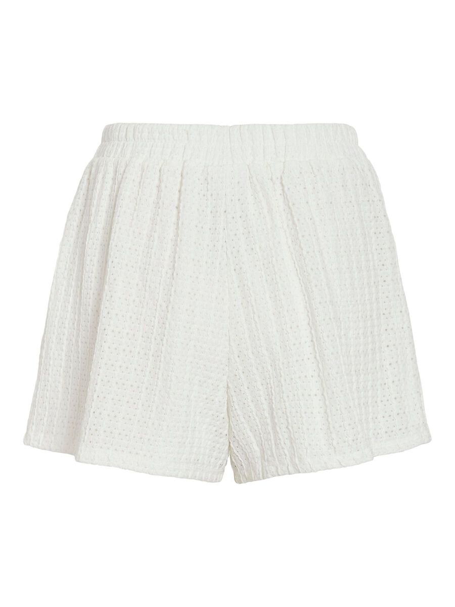 VILA VIMINERA HIGH WAIST SHORTS, Snow White, highres - 14109702_SnowWhite_002.jpg