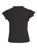 Vila HIGH NECK CAP SLEEVE TOP, Black, highres - 14092640_Black_002.jpg