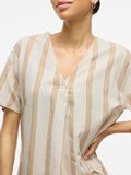 VILA VIPRISILLA SHORT SLEEVED TOP, Super Light Natural Melan, highres - 14105063_SuperLightNaturalMelan_1191695_006.jpg