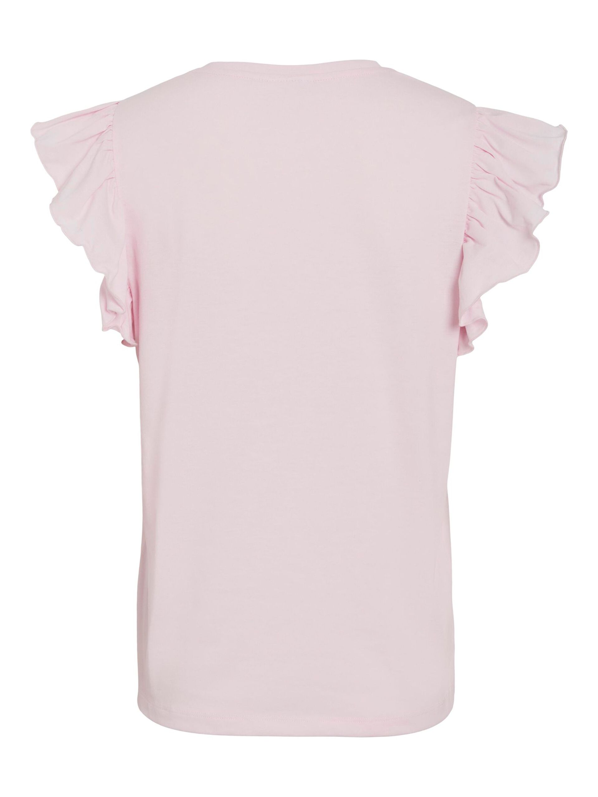 Carousel image - VISUMMER ROUND NECK CAP SLEEVE TOP, Ballerina | 7