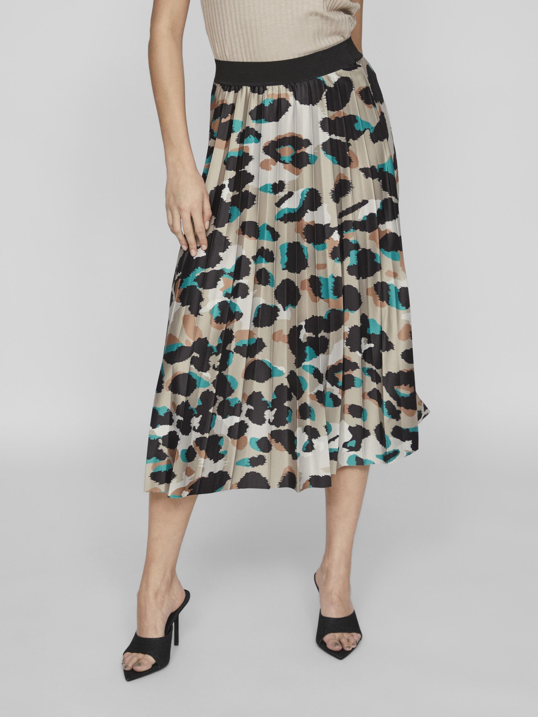 Vila kjol vipers store knit midi skirt