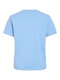 VILA VINORA RUNDHALS T-SHIRT, Blissful Blue, highres - 14103448_BlissfulBlue_002.jpg