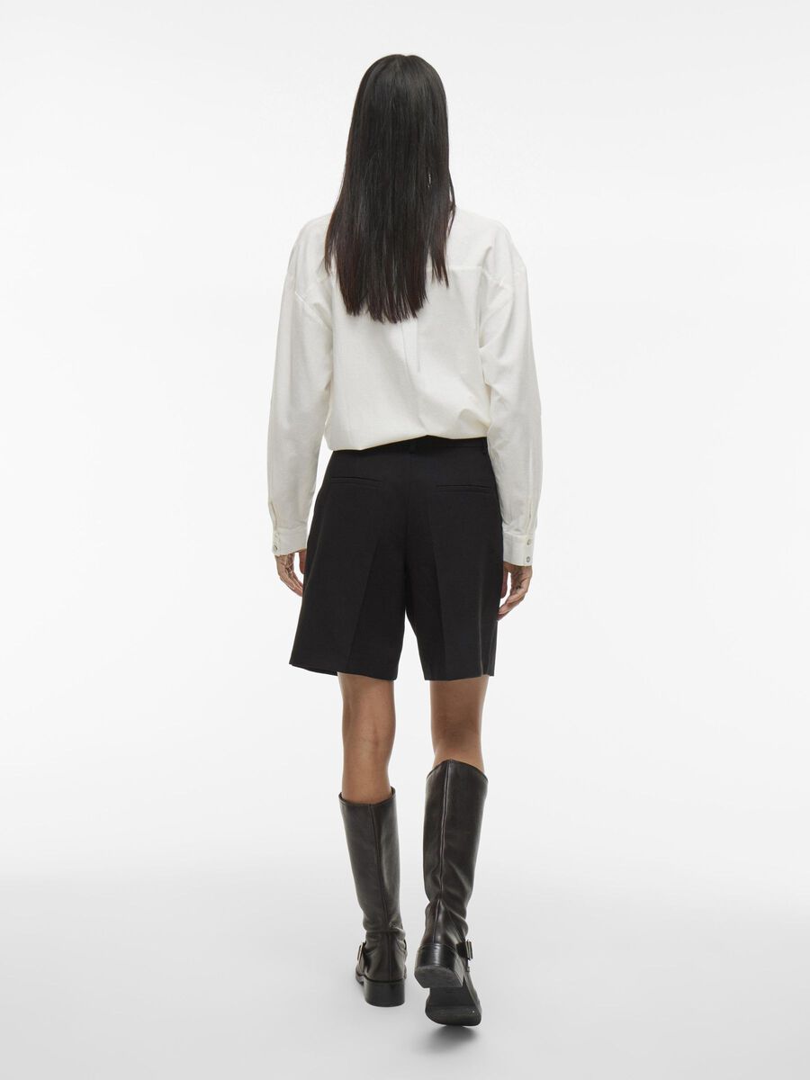 VILA TAILORED SHORTS, Black Beauty, highres - 14104565_BlackBeauty_004.jpg