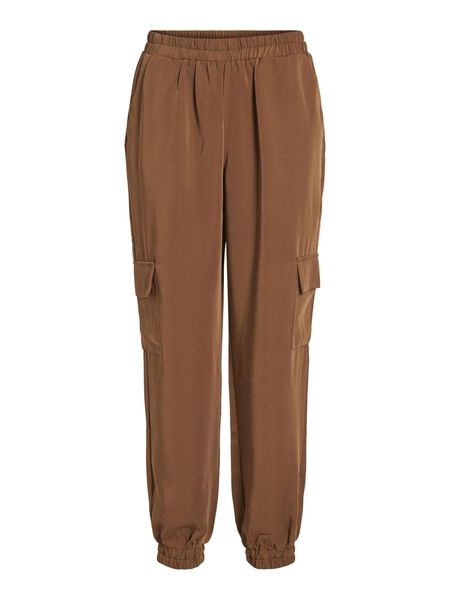 Vila HIGH WAIST CARGO TROUSERS, Caramel Café, highres - 14091953_CaramelCaf_001.jpg
