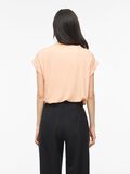 Product image thumbnail - VIELLETTE SHORT SLEEVED TOP, Peach Parfait | 2
