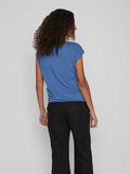 Vila V-NECK SHORT SLEEVED TOP, Federal Blue, highres - 14074847_FederalBlue_004.jpg