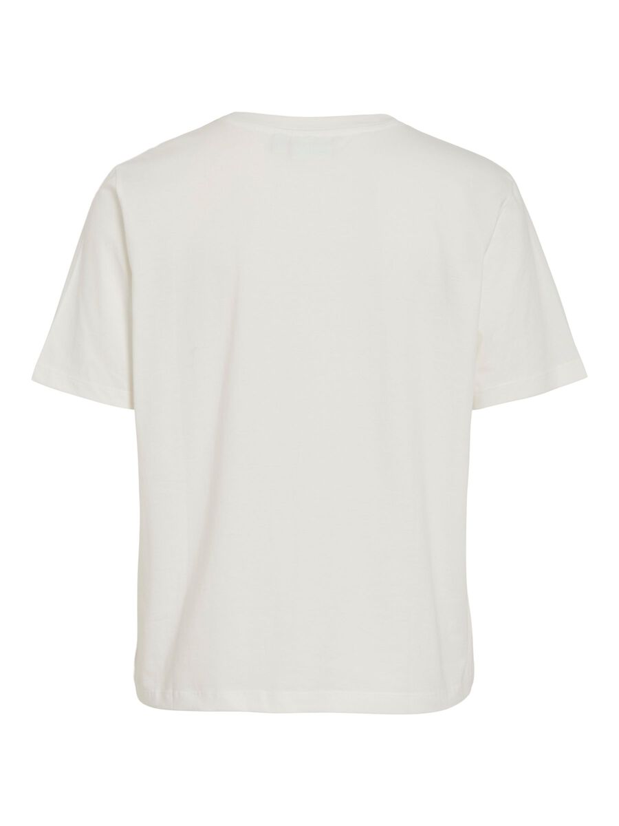 Product carousel image - VISYBIL ROUND NECK SHORT-SLEEVED T-SHIRT, Snow White | 2
