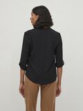 Vila V-HALS BLOUSE MET 3/4 MOUWEN, Black, highres - 14083585_Black_004.jpg