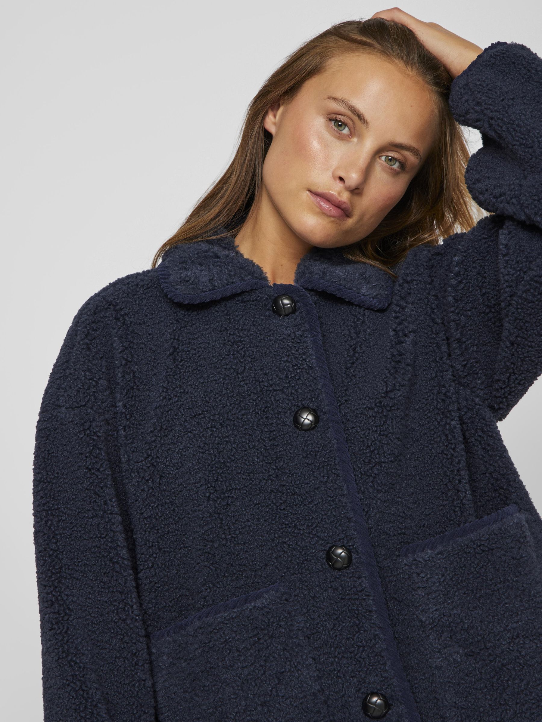 Vila teddy coat discount
