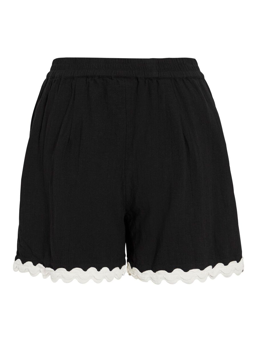 VILA VIMANDA DETAILED SHORTS, Black Beauty, highres - 14106793_BlackBeauty_1202264_002.jpg