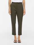 Product image thumbnail - VIVARONE SLIM FIT HIGH WAISTED TROUSERS, Forest Night | 1