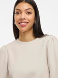 VILA VIREFLECT 3/4 SLEEVED SWEATSHIRT, Super Light Natural Melan, highres - 14112387_SuperLightNaturalMelan_006.jpg