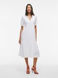 VILA SHORT SLEEVED MIDI DRESS, Optical Snow, highres - 14109847_OpticalSnow_003.jpg