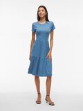 VILA SHORT SLEEVED MIDI DRESS, Coronet Blue, highres - 14109684_CoronetBlue_005.jpg