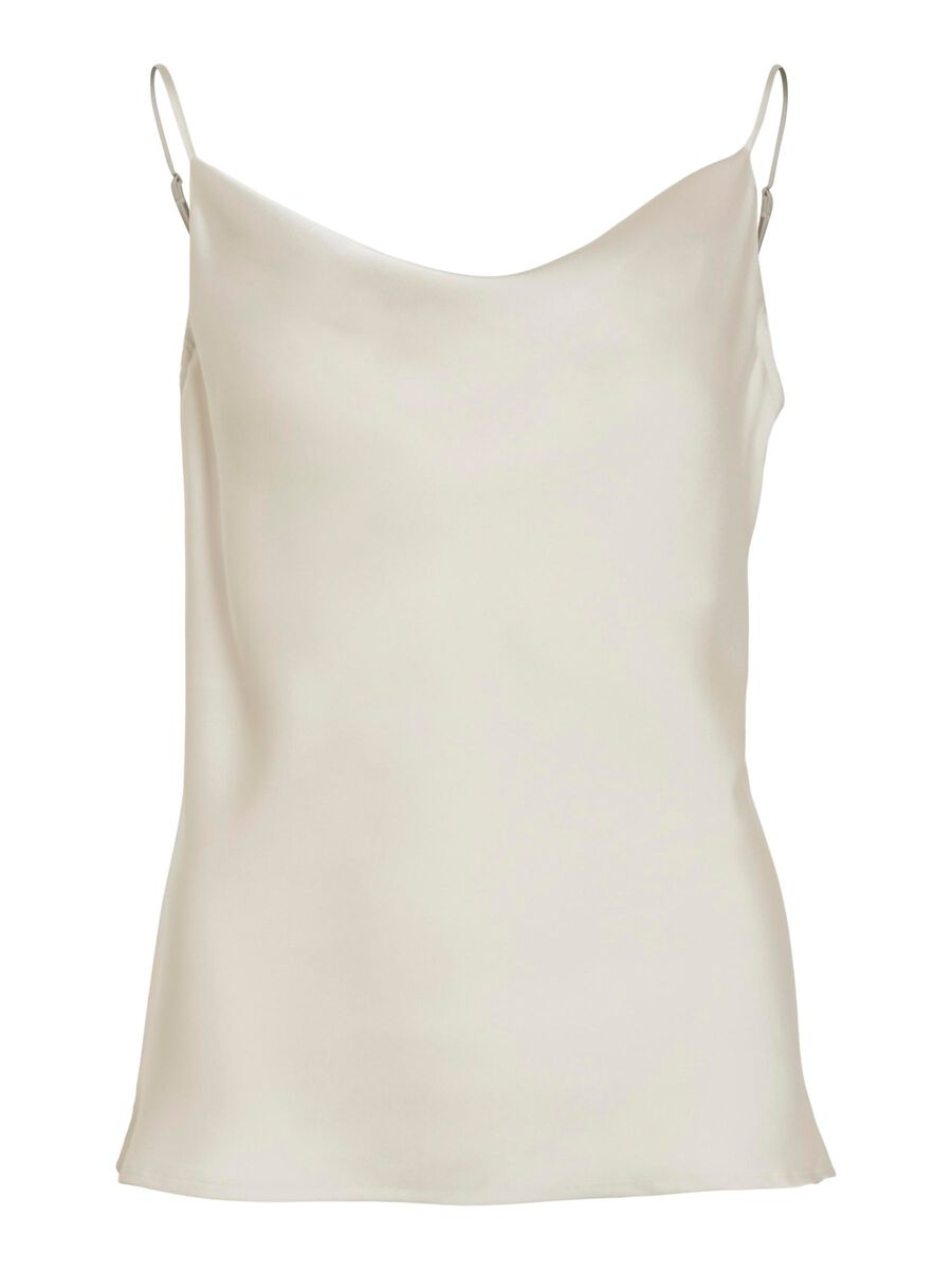 VILA VIRAVENNA SINGLET STRAP TOP, Birch, highres - 14109460_Birch_001.jpg
