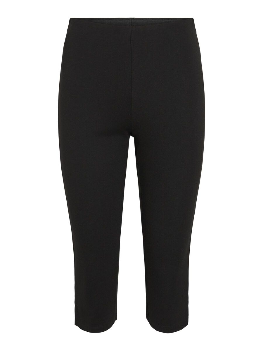 VILA VICAMILLE HIGH WAIST CAPRIHOSE, Black Beauty, highres - 14107097_BlackBeauty_001.jpg