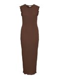 VILA VIMALMEN SLEEVELESS MIDI DRESS, Chocolate Brown, highres - 14112681_ChocolateBrown_001.jpg