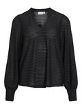 VILA V-NECK LONG SLEEVED TOP, Black, highres - 14107408_Black_001.jpg